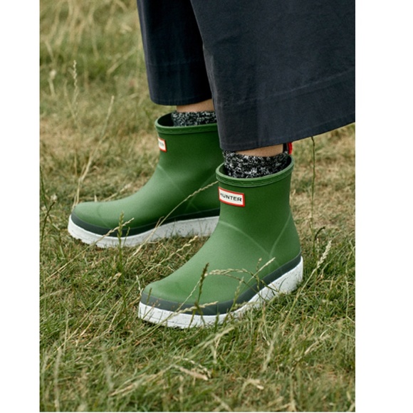 original play speckled platform waterproof rain boot